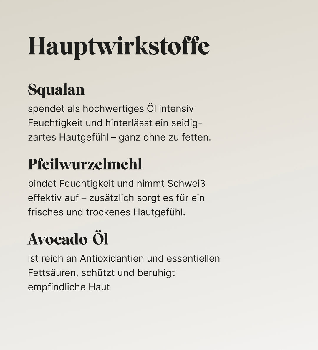 Deodorant Balm - three senses