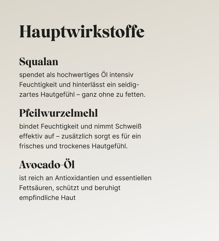 Deodorant Balm - three senses